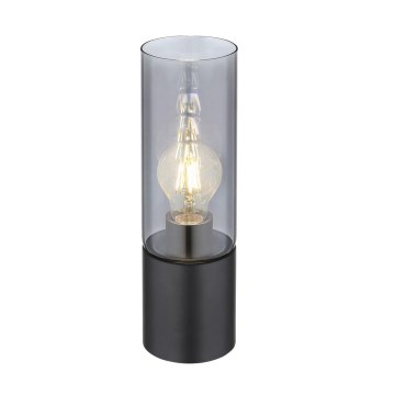 Globo - Bordlampe m. touch-funktion 1xE27/25W/230V diameter 9 cm sort