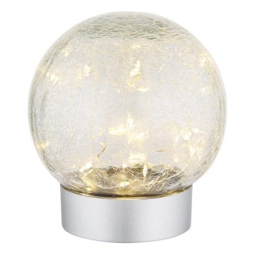 Globo - Dekorativ LED bordlampe genopladelig 25xLED/0,06W/5V 600 mAh IP44