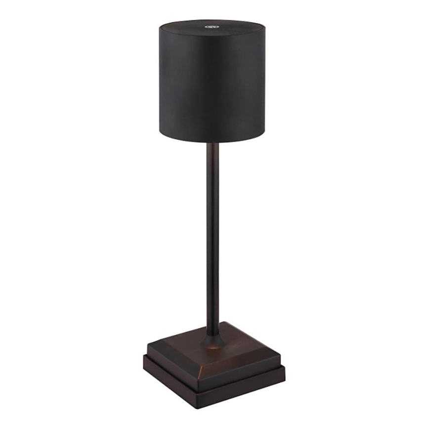 Globo - dæmpbar berøringsbetjent genopladelig LED-bordlampe LED/1,5W/5V 2200 mAh sort