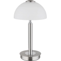 Globo - Dæmpbar LED-bordlampe med touch-funktion LED/7W/230V 3000K mat krom
