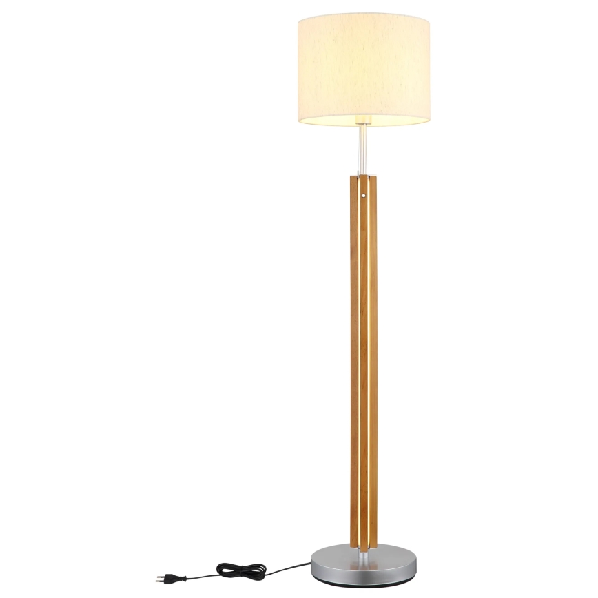 Globo - Dæmpbar LED-gulvlampe LED/21W/230V + 1xE27/25W