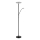 Globo - Dæmpbar LED-gulvlampe LED/28W/230V + LED/5W 3000K sort