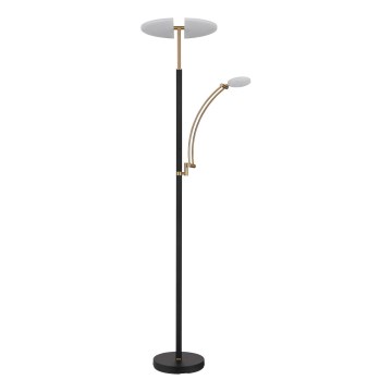 Globo - Dæmpbar LED-gulvlampe LED/40W/230V + LED/5,5W 2700/4000/6000K sort
