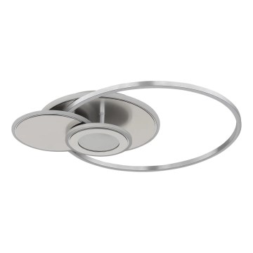 Globo - dæmpbar LED-loftlampe LED/24W/230V 2700-6000K sølv + fjernbetjening