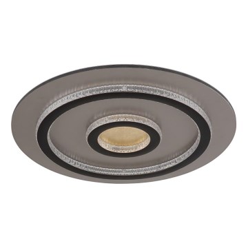 Globo - Dæmpbar LED-loftlampe LED/40W/230V 3000-6500K Ø 45 cm sort + fjernbetjening