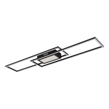 Globo - Dæmpbar LED-loftlampe LED/42W/230V 2700-6500K 19,6x96 cm sort + fjernbetjening