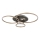 Globo - Dæmpbar LED-loftlampe LED/54W/230V 2700-6500K 90x70 cm antracit/guld + fjernbetjening