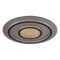 Globo - Dæmpbar LED-loftlampe LED/60W/230V 3000-6500K Ø 55 cm sort + fjernbetjening