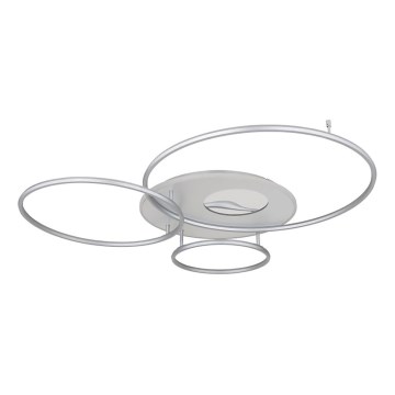 Globo - Dæmpbar LED-loftlampe LED/70W/230V 2700-6500K mat krom + fjernbetjening