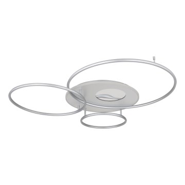 Globo - Dæmpbar LED-loftlampe LED/70W/230V 2700-6500K Wi-Fi Tuya mat krom + fjernbetjening