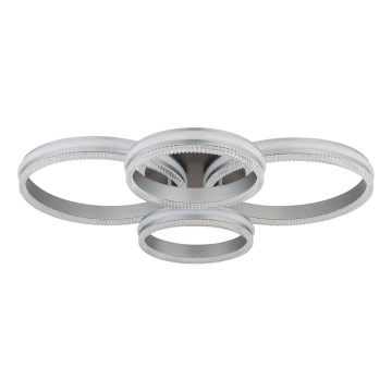Globo - Dæmpbar LED-loftlampe LED/90W/230V 2700-6000K sølvfarvet + fjernbetjening