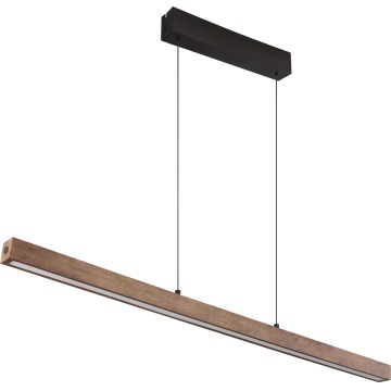 Globo - Dæmpbar LED-pendel med berøringsbetjening på kabel LED/24W/230V + LED/3W 3000K brun