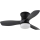 Globo - Dæmpbar loftventilator med LED, 15 W, 230 V, 2700–6500 K, sort + fjernbetjening