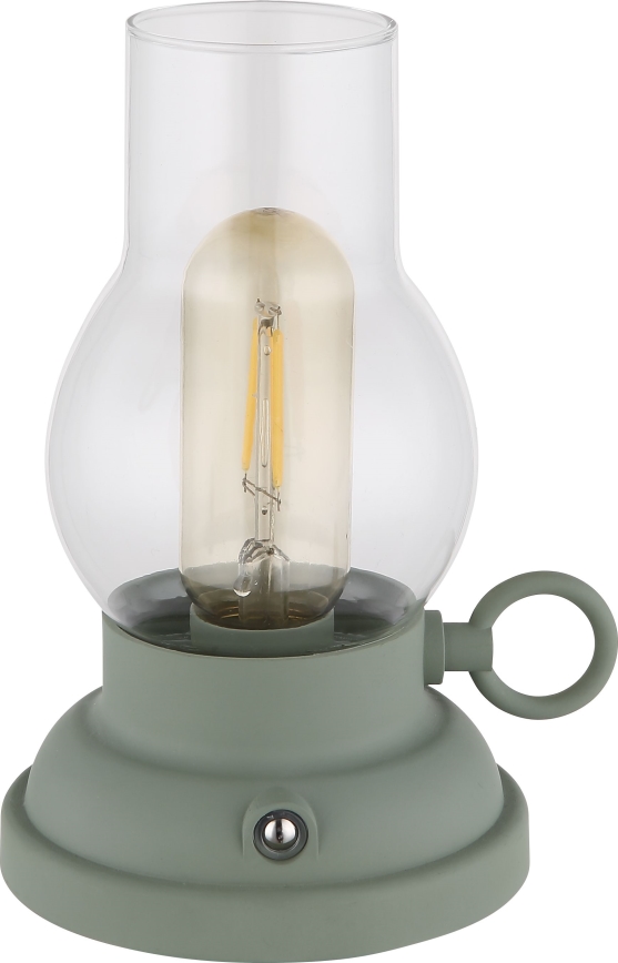Globo - Genopladelig LED bordlampe m. touch-funktion dæmpbar LED/1W/3,7V 1200 mAh grøn