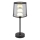 Globo - Genopladelig LED bordlampe m. touch-funktion dæmpbar LED/2,5W/3,7V 2700/4000/6500K 1800 mAh sort