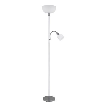 Globo - Gulvlampe 1xE27/40W/230V + 1xE14/25W