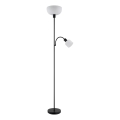 Globo - Gulvlampe 1xE27/40W/230V + 1xE14/25W