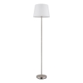 Globo - Gulvlampe 1xE27/40W/230V hvid/mat krom