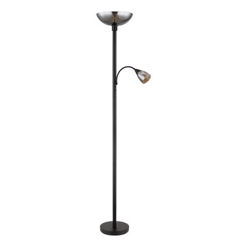 Globo - Gulvlampe 1xE27/60W/230V + 1xE14/40W