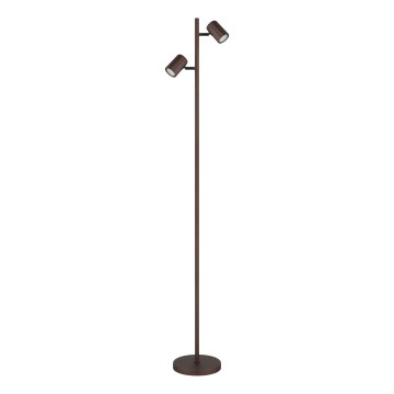 Globo - Gulvlampe 2xGU10/5W/230V brun