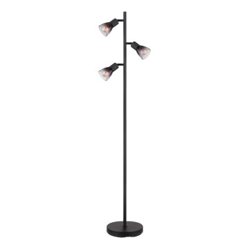Globo - Gulvlampe 3xE14/25W/230V sort