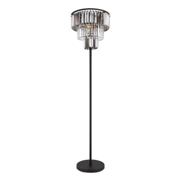 Globo - Gulvlampe 3xE27/40W/230V diameter 40 cm sort