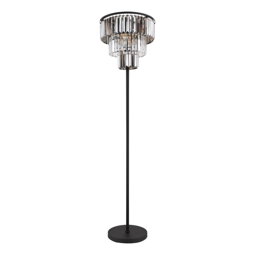 Globo - Gulvlampe 3xE27/40W/230V diameter 40 cm sort