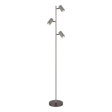 Globo - Gulvlampe 3xGU10/5W/230V grå