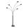 Globo - Gulvlampe 5xE14/40W/230V sort