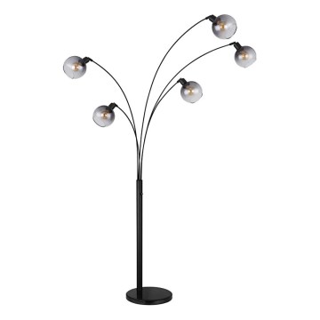 Globo - Gulvlampe 5xE27/40W/230V røget