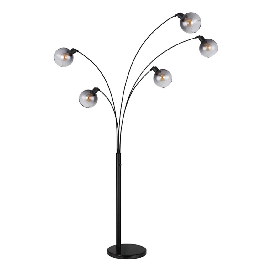 Globo - Gulvlampe 5xE27/40W/230V røget
