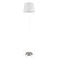 Globo - Gulvlampe JORIS 1xE27/40W/230V hvid/mat krom