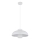 Globo - Hvid pendel med wireophæng 1xE27/60W/230V