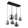 Globo - Kabelpendel 6xE27/40W/230V sort