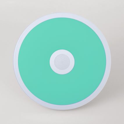 Globo - LED badeværelseslampe dæmpbar m. RGBW-farver og højttaler LED/18W/230V 3000-6500K IP44 + fjernbetjening