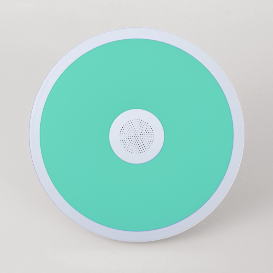 Globo - LED badeværelseslampe dæmpbar m. RGBW-farver og højttaler LED/18W/230V 3000-6500K IP44 + fjernbetjening