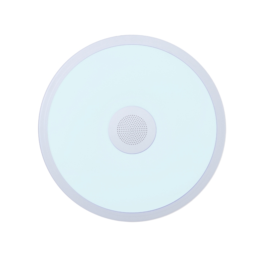 Globo - LED badeværelseslampe dæmpbar m. RGBW-farver og højttaler LED/18W/230V 3000-6500K IP44 + fjernbetjening