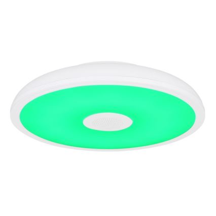Globo - LED badeværelseslampe dæmpbar m. RGBW-farver og højttaler LED/18W/230V 3000-6500K IP44 + fjernbetjening