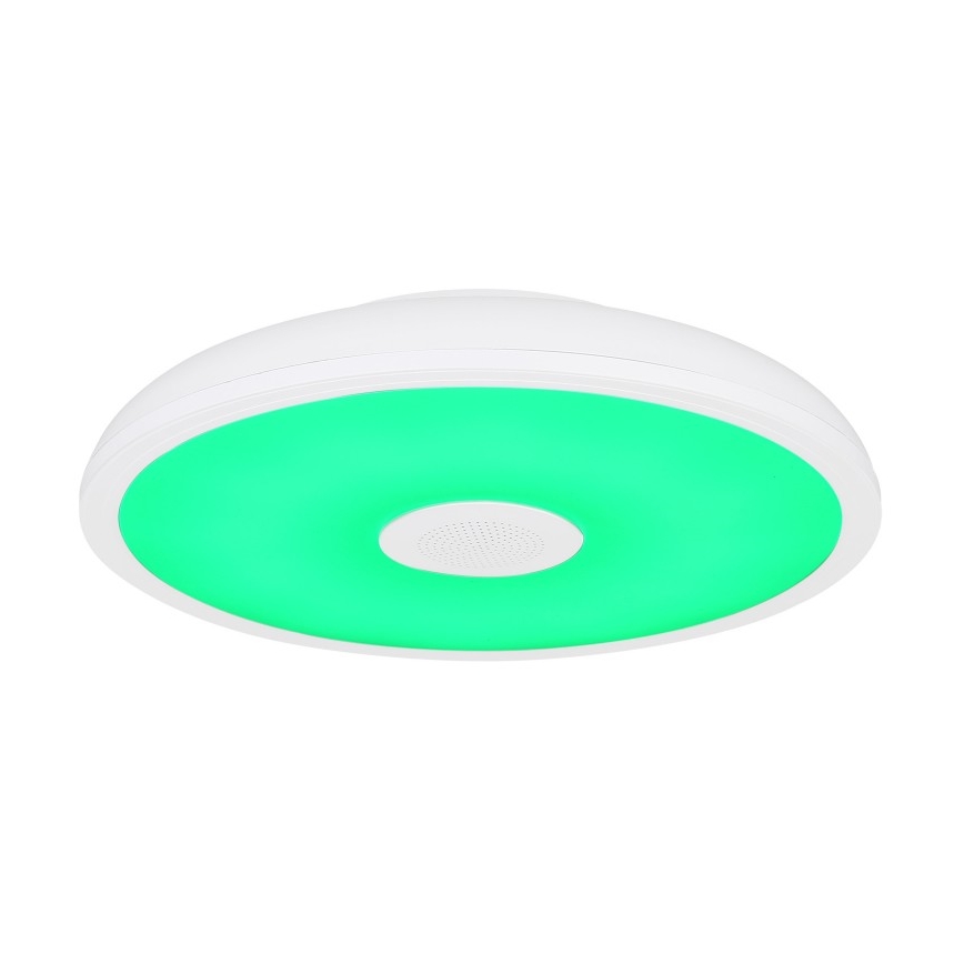 Globo - LED badeværelseslampe dæmpbar m. RGBW-farver og højttaler LED/18W/230V 3000-6500K IP44 + fjernbetjening