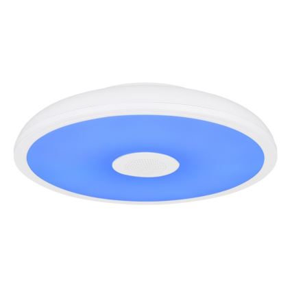 Globo - LED badeværelseslampe dæmpbar m. RGBW-farver og højttaler LED/18W/230V 3000-6500K IP44 + fjernbetjening