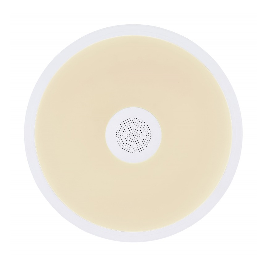 Globo - LED badeværelseslampe dæmpbar m. RGBW-farver og højttaler LED/18W/230V 3000-6500K IP44 + fjernbetjening