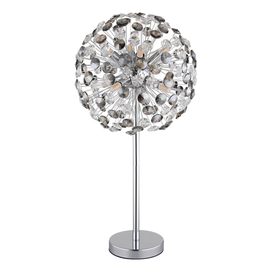 Globo - LED bordlampe 8xG9/3,5W/230V skinnende krom