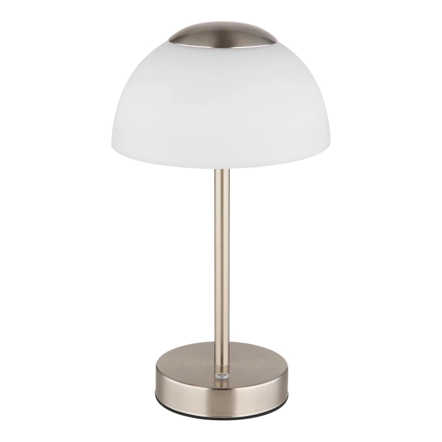 Globo - LED Bordlampe dæmpbar og genopladelig LED/2,5W/5V 1800mAh 2700K/4000K/6500K mat krom