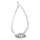 Globo - LED bordlampe LED/6W/230V sølv