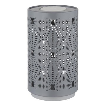 Globo - LED bordlampe m. RGB-farver og touch-funktion genopladelig LED/1W/5V 500 mAh grå