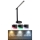 Globo - LED bordlampe m. RGBW-farver  m. touch-funktion dæmpbar LED/5W/230V + LED/2W 2700K/4000K/6500K sort