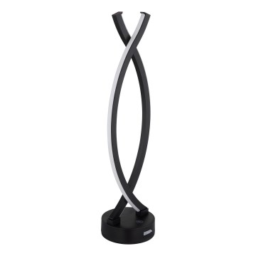 Globo - LED bordlampe m. touch-funktion dæmpbar LED/1W/3,7V 3000K 1800 mAh USB sort