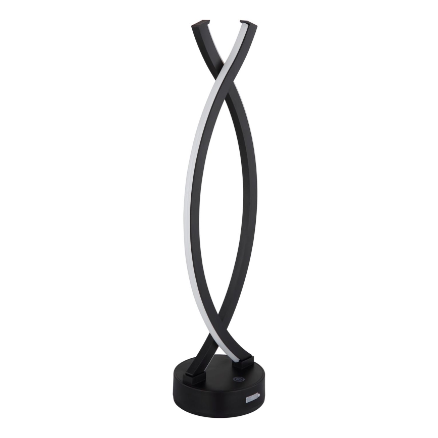 Globo - LED bordlampe m. touch-funktion dæmpbar LED/1W/3,7V 3000K 1800 mAh USB sort