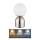 Globo - LED bordlampe m. touch-funktion dæmpbar LED/2,5W/3,7V 2700K/4000K/6500K 1800 mAh USB mat krom
