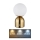 Globo - LED bordlampe m. touch-funktion dæmpbar LED/2,5W/3,7V 2700K/4000K/6500K 1800 mAh USB messing
